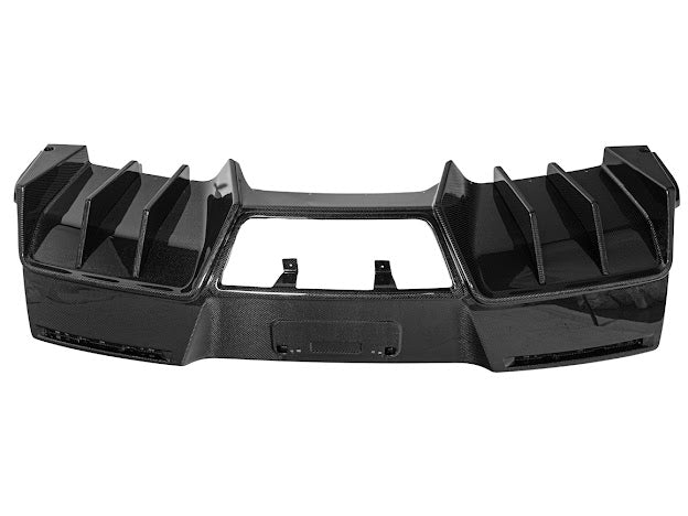2014-2019 CORVETTE C7 GM FACTORY PACKAGE CARBON FIBER REAR BUMPER DIFFUSER